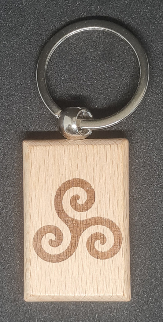 Triskele Key Ring