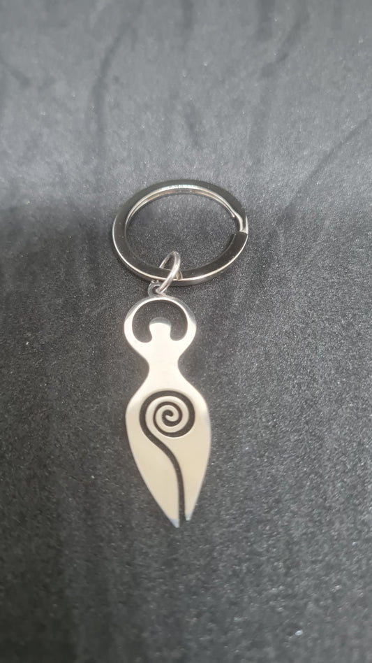 Moon Goddess Keyring